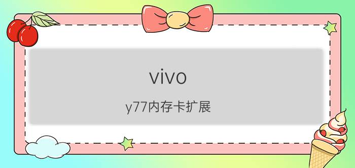 vivo y77内存卡扩展 77e是什么意思？